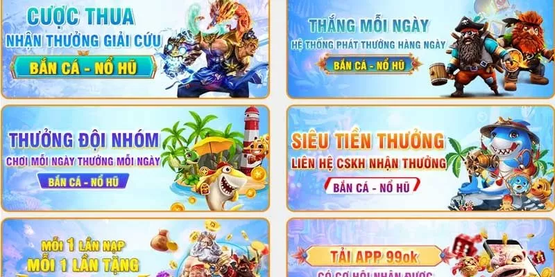 Tổng hợp các khuyến mãi không thể bỏ qua tại 99OK