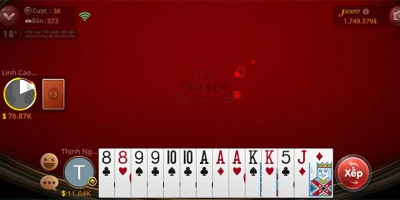 Quy tắc chia bài trong tựa game tiến lên miền nam online